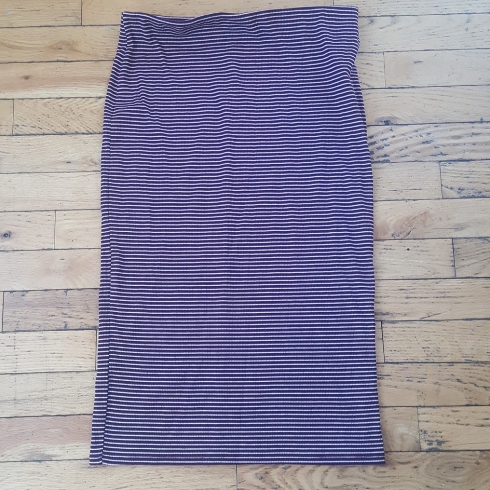 Forever 21 large striped skirt